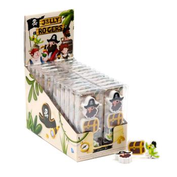 Jolly Roger Piraten Radiergummis 3er Set